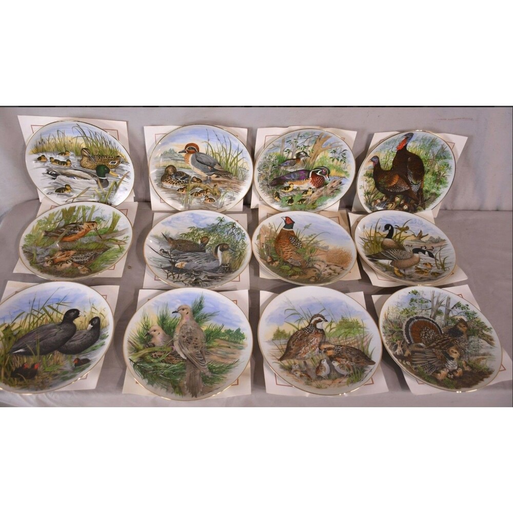 Southern Living Gallery Game Birds of the South 12 plate numbered set limited ed